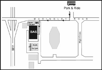 Pedestrian access to BAS from the Park and Ride Pedestrian access to BAS from the Park and Ride