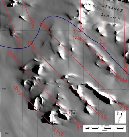 Part of a BAS aerial photography flight plan