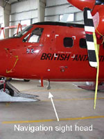 Navigation sight head