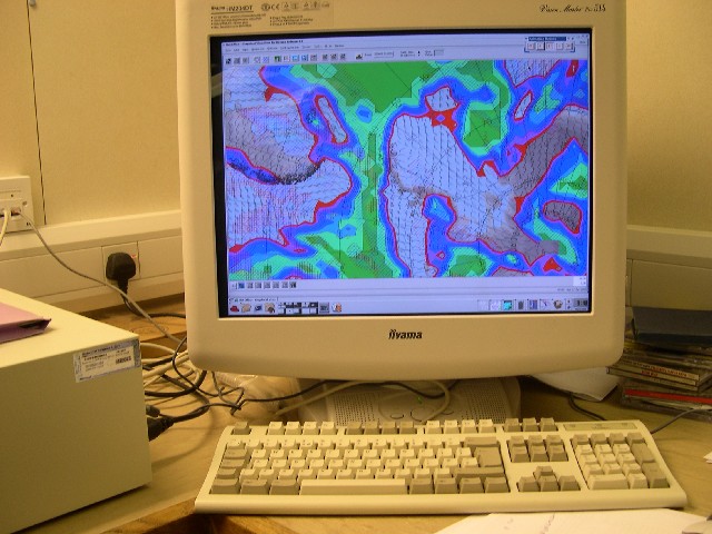 A Horace display with forecast cloud