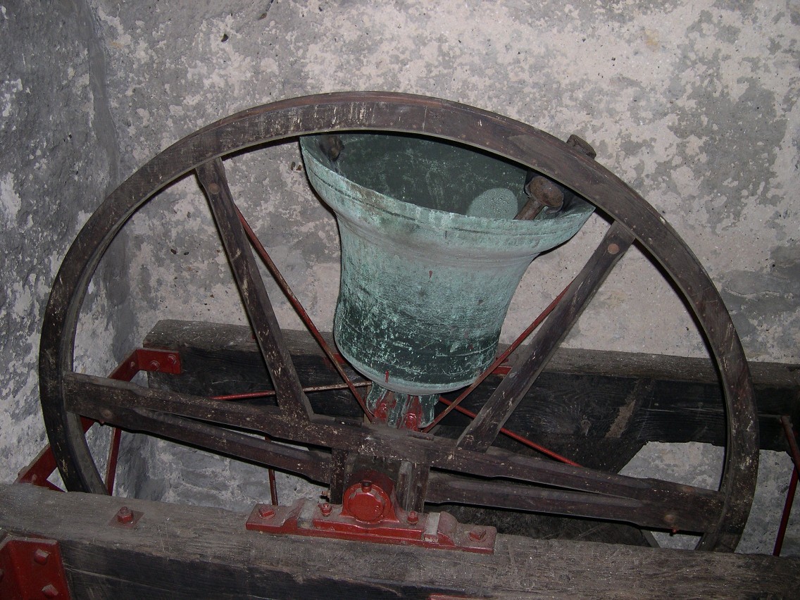 The treble bell 'up'