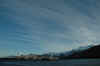 Radiating cirrus cloud in advance of a storm